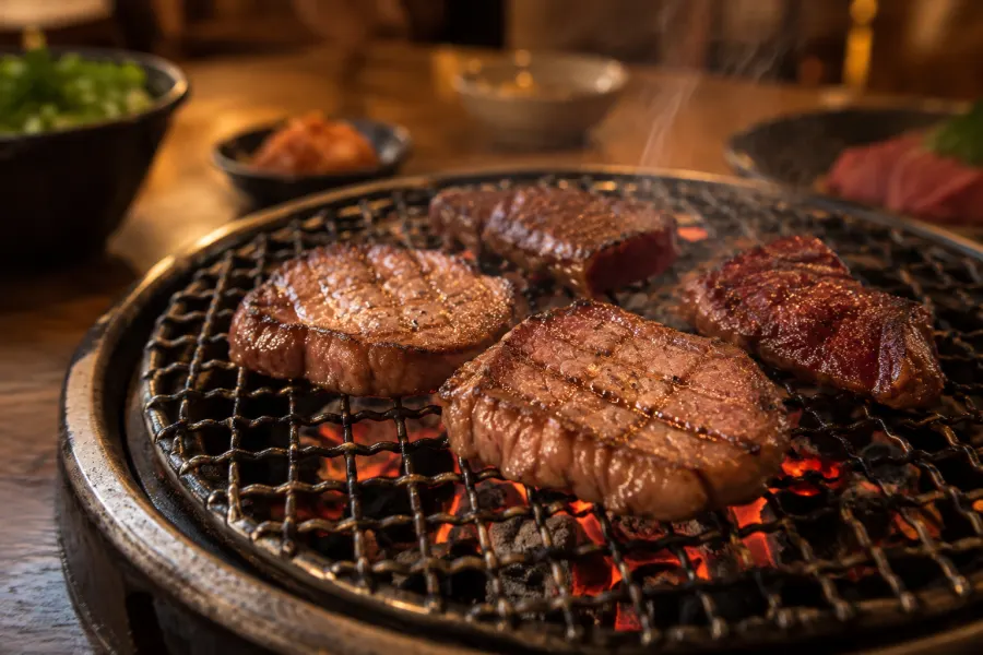 焼肉の料理写真（説明用の架空のお店）